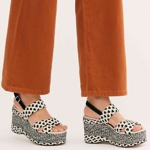 NWOT Free People Dolce Wedges